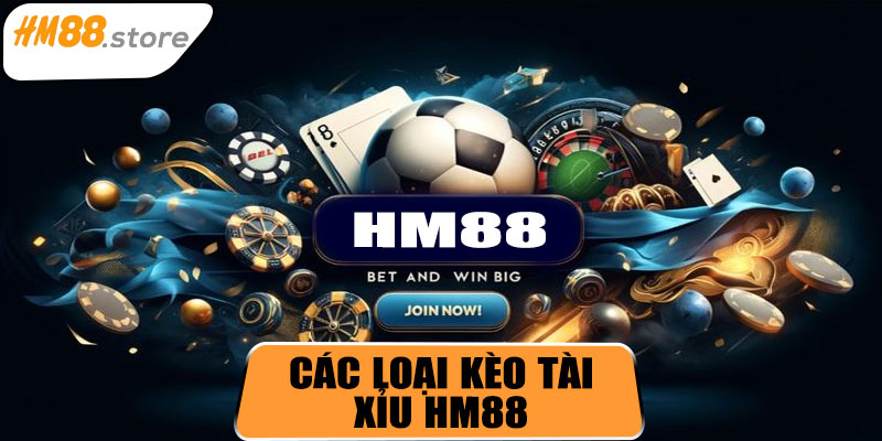 Các loại kèo tài xỉu HM88 phổ biến